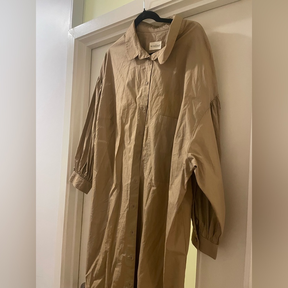 BOHEME Cotton Shirt Dress - Picture 6 of 8